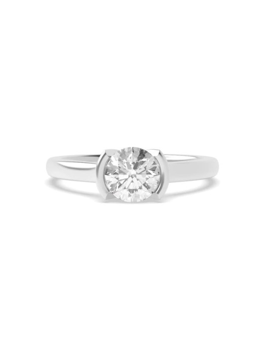 Anello Matrimonio Solitario con Diamante
