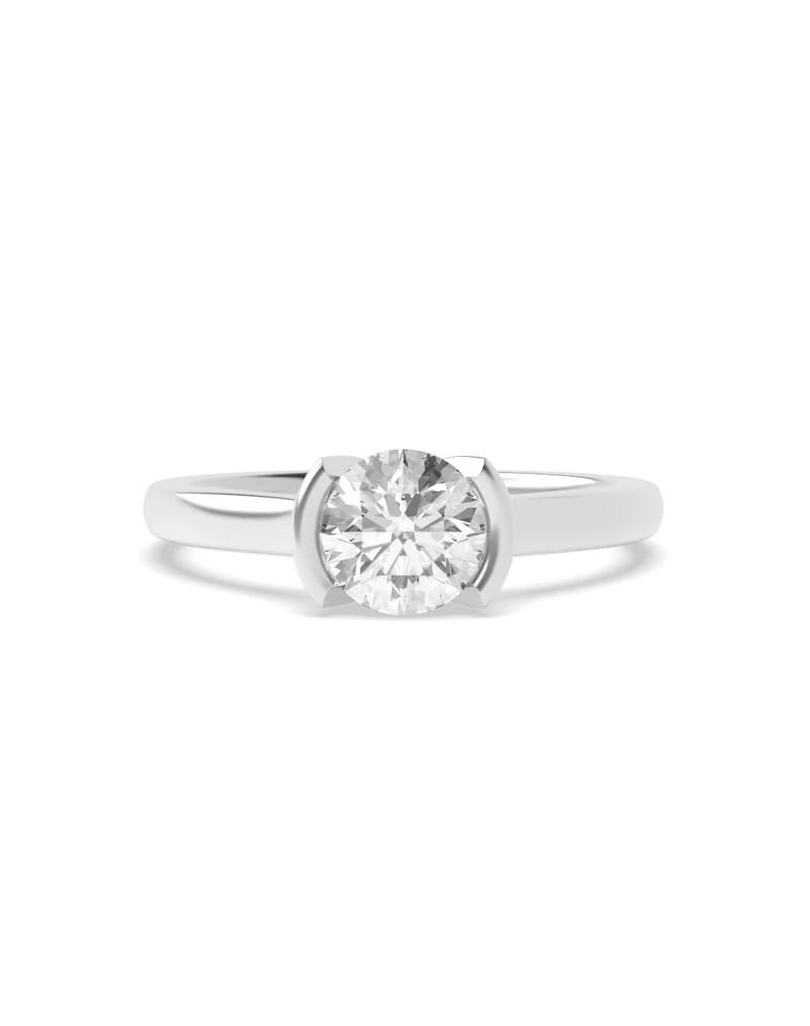 Anello Matrimonio Solitario con Diamante