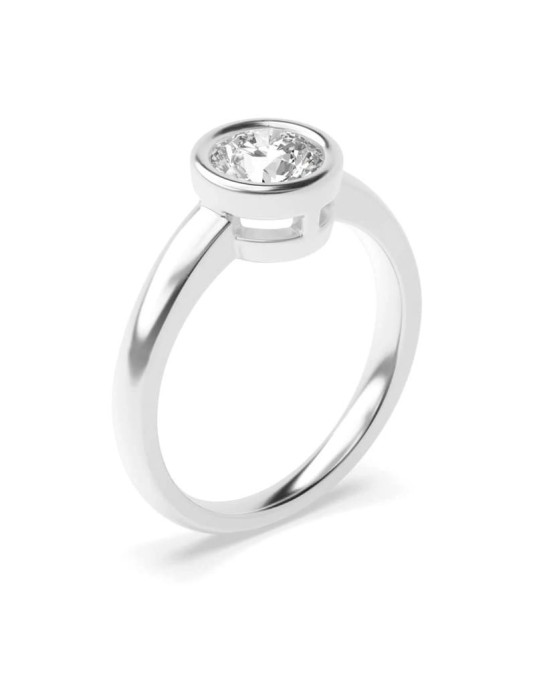 Anello Platino Di Anniversario con Diamante