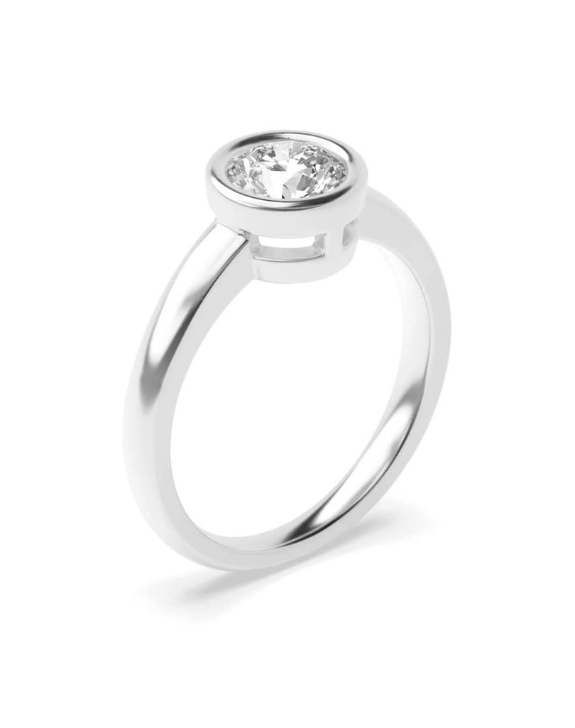 Anello Platino Di Anniversario con Diamante