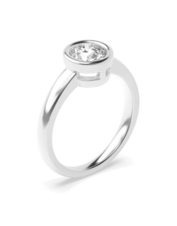 Anello Platino Di Anniversario con Diamante
