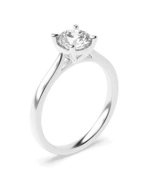 Anello Di Matrimonio in Platino con Diamante