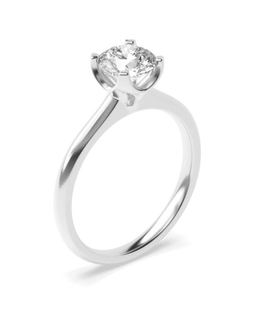 Anello Per Nozze in Platino con Diamante