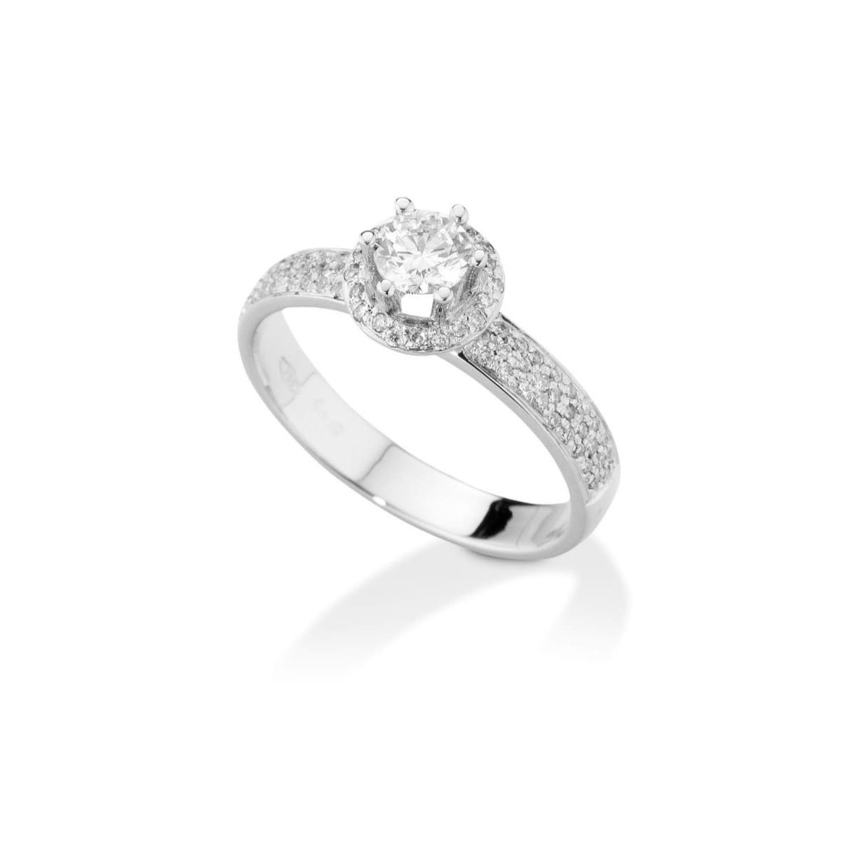 Anello Corona Con Diamanti