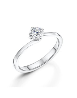 Anello Valentino Di Matrimonio con Diamante