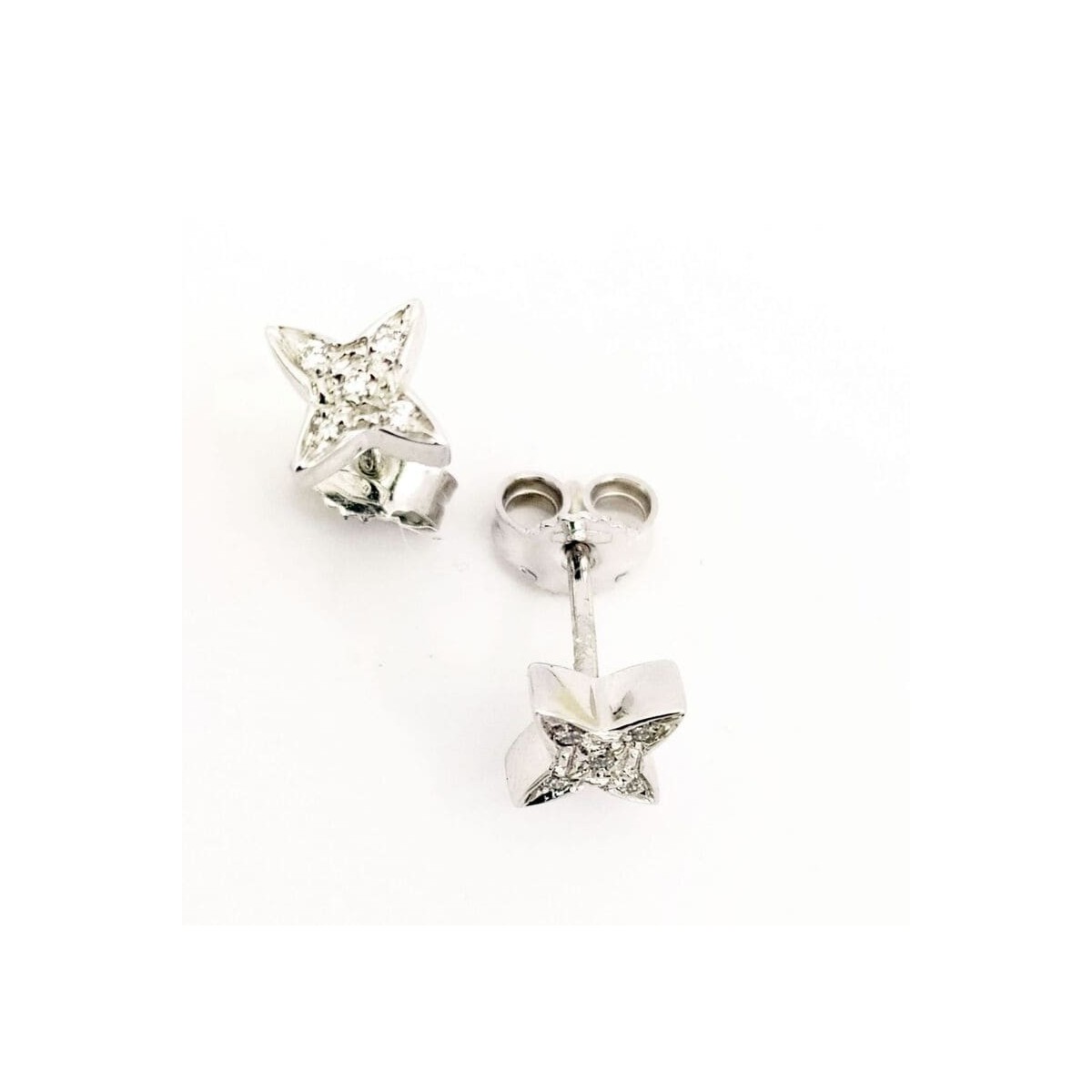 Orecchini Pavè Stella Con Diamanti