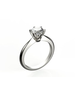 Anello Solitario con un Diamante