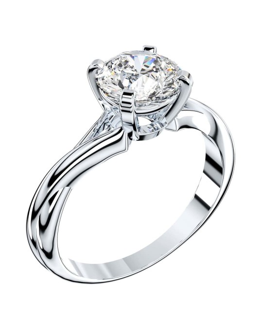 Anello Diamante Naturale Varie Carature