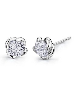 Orecchini con Diamante Punto Luce