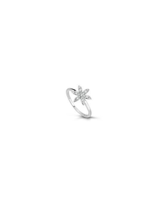 Anello Giglio di Diamanti