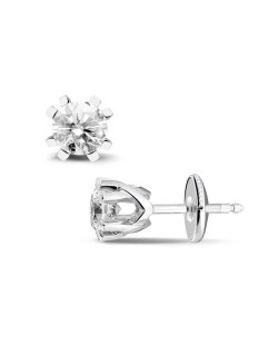 Orecchini 8 Griffe con Diamanti Naturali