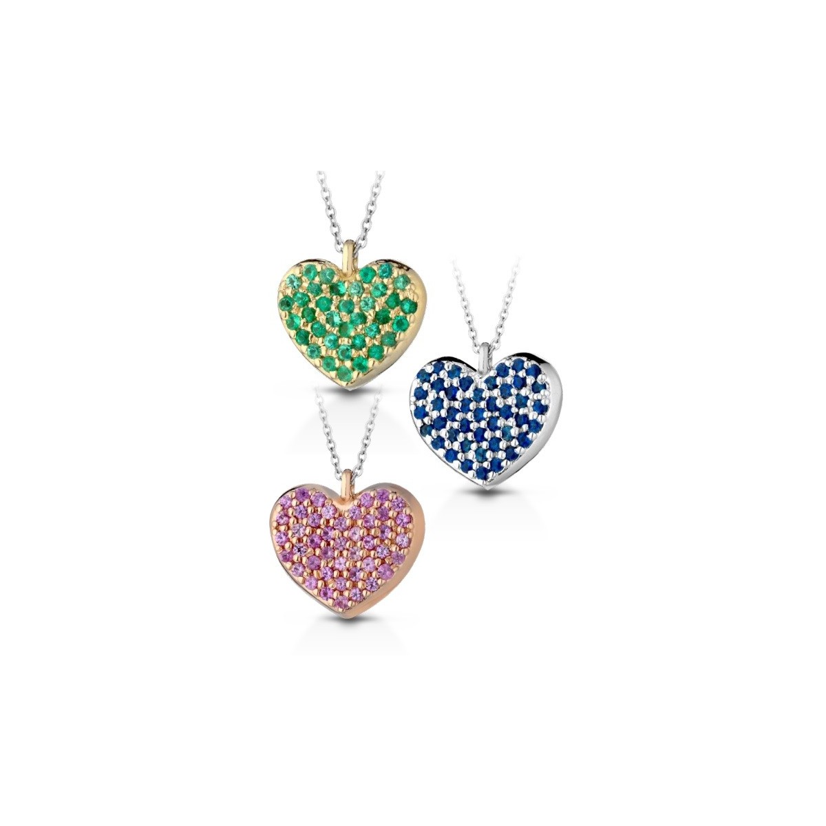 Parure Ciondoli Cuore in Oro