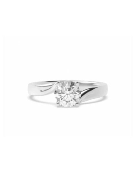 Anello Di Fidanzamento Semplice con Diamante