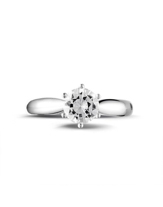 Anello Fidanzamento con Diamante Solitario