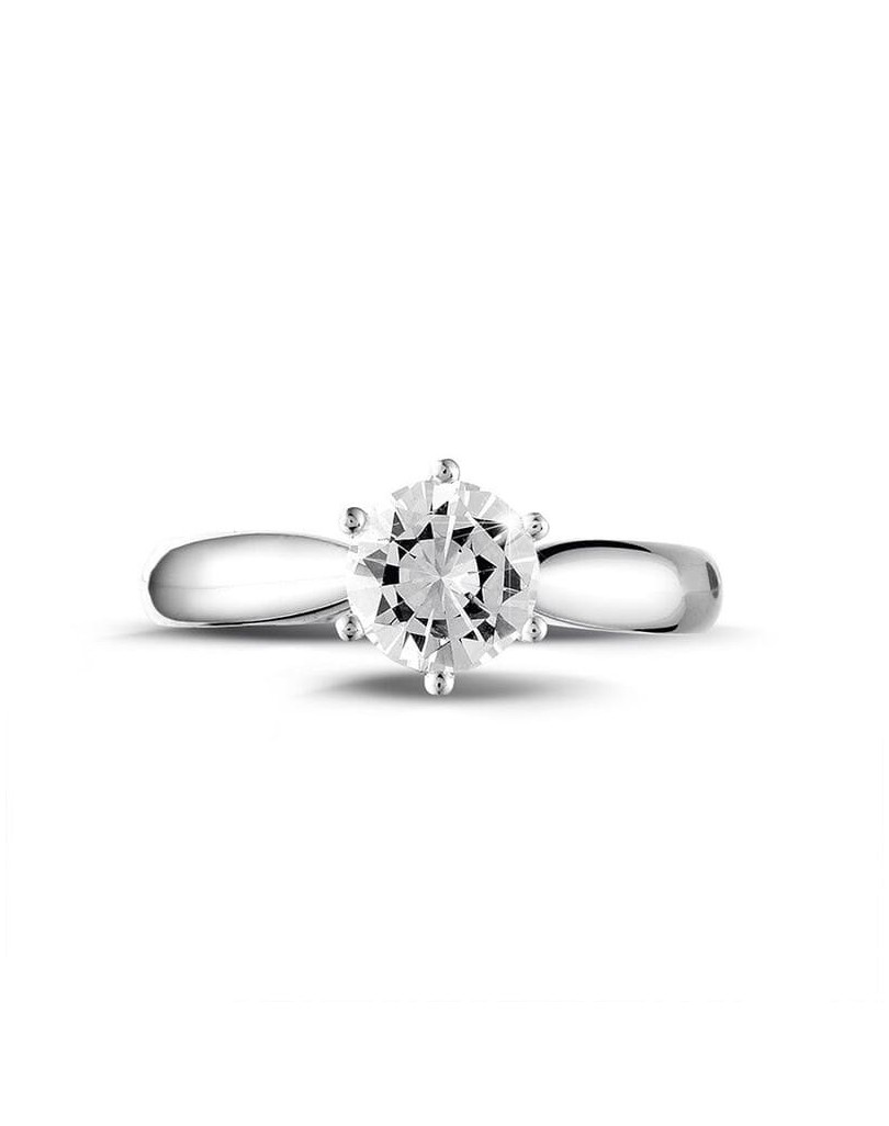 Anello Fidanzamento con Diamante Solitario