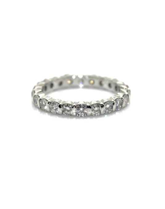 Anello Eternity Oro e Diamanti