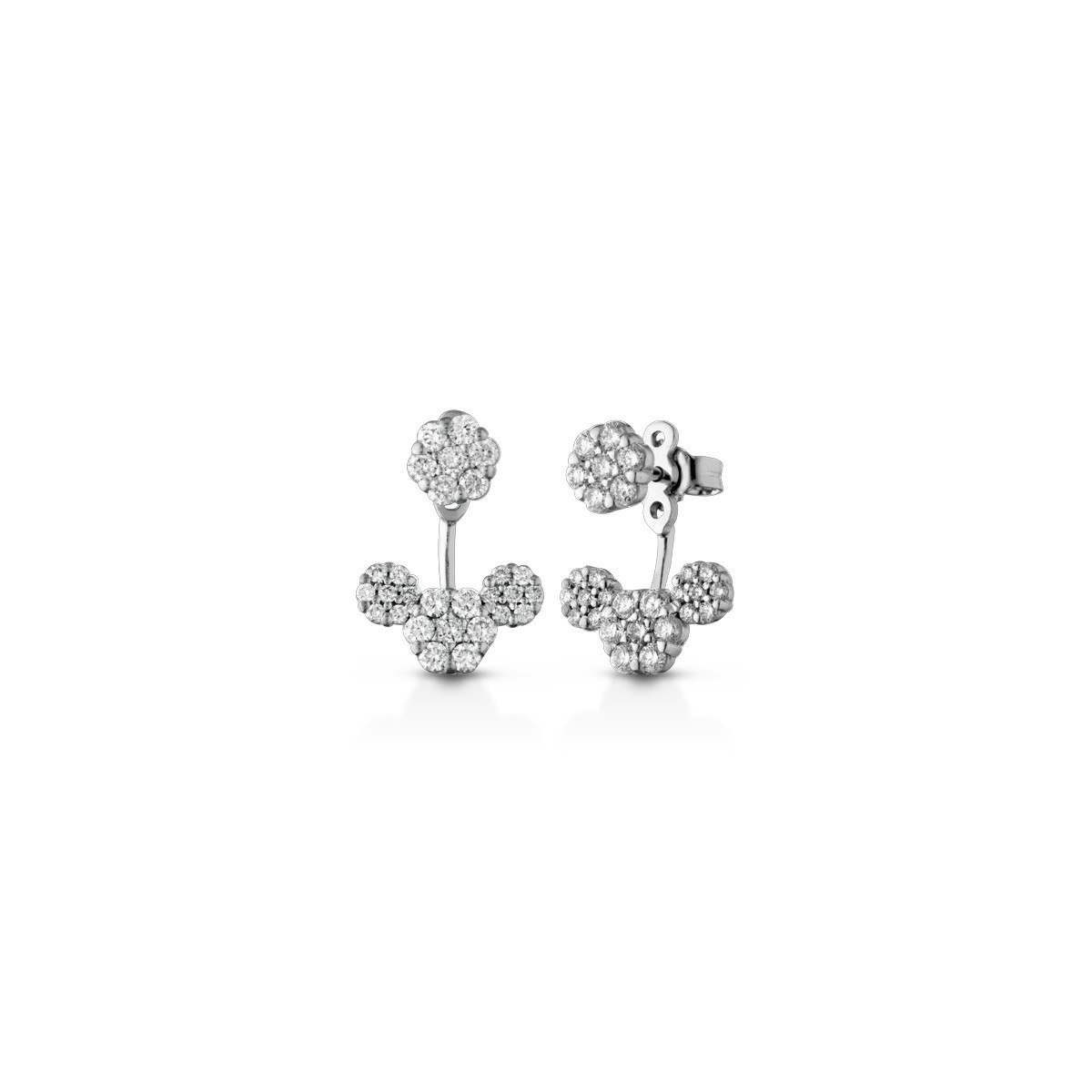 Orecchini Oro e Diamanti in Oro Bianco