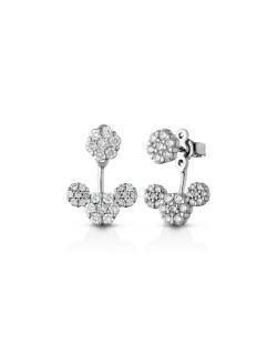 Orecchini Oro e Diamanti in Oro Bianco