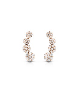Orecchini Oro Rosa e Diamanti