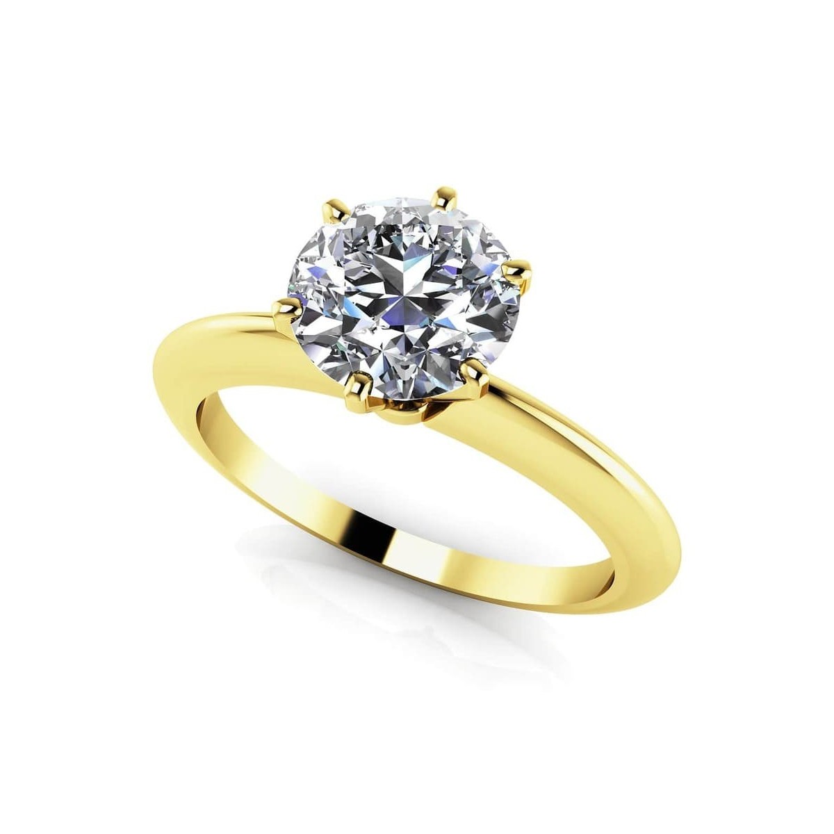 Anello Da Fidanzamento con Diamante Solitario