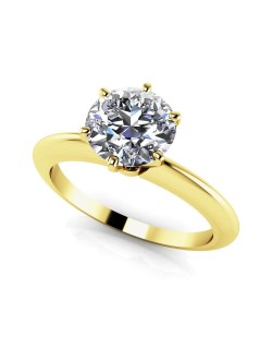 Anello Da Fidanzamento con Diamante Solitario