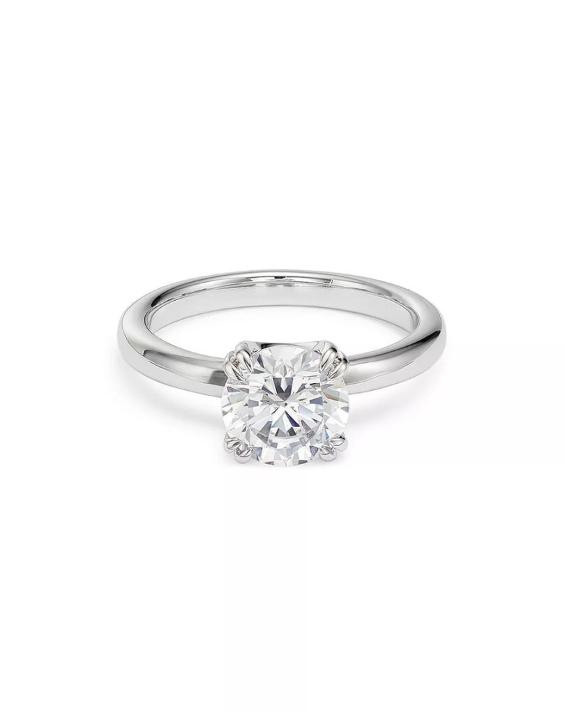 Anello Con Diamante Centrale Naturale