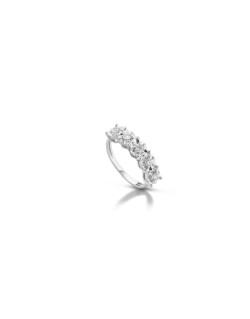 Anello Riviera Cometa con Diamanti