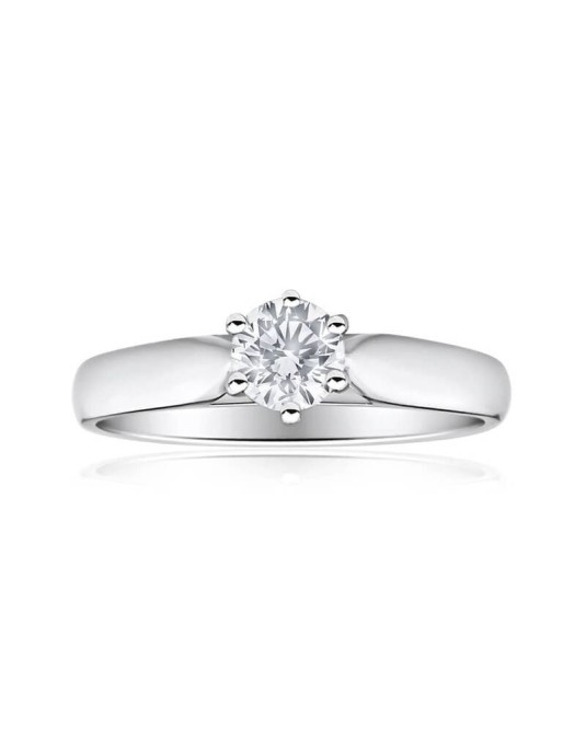 Anello Matrimonio Scermino con Diamante