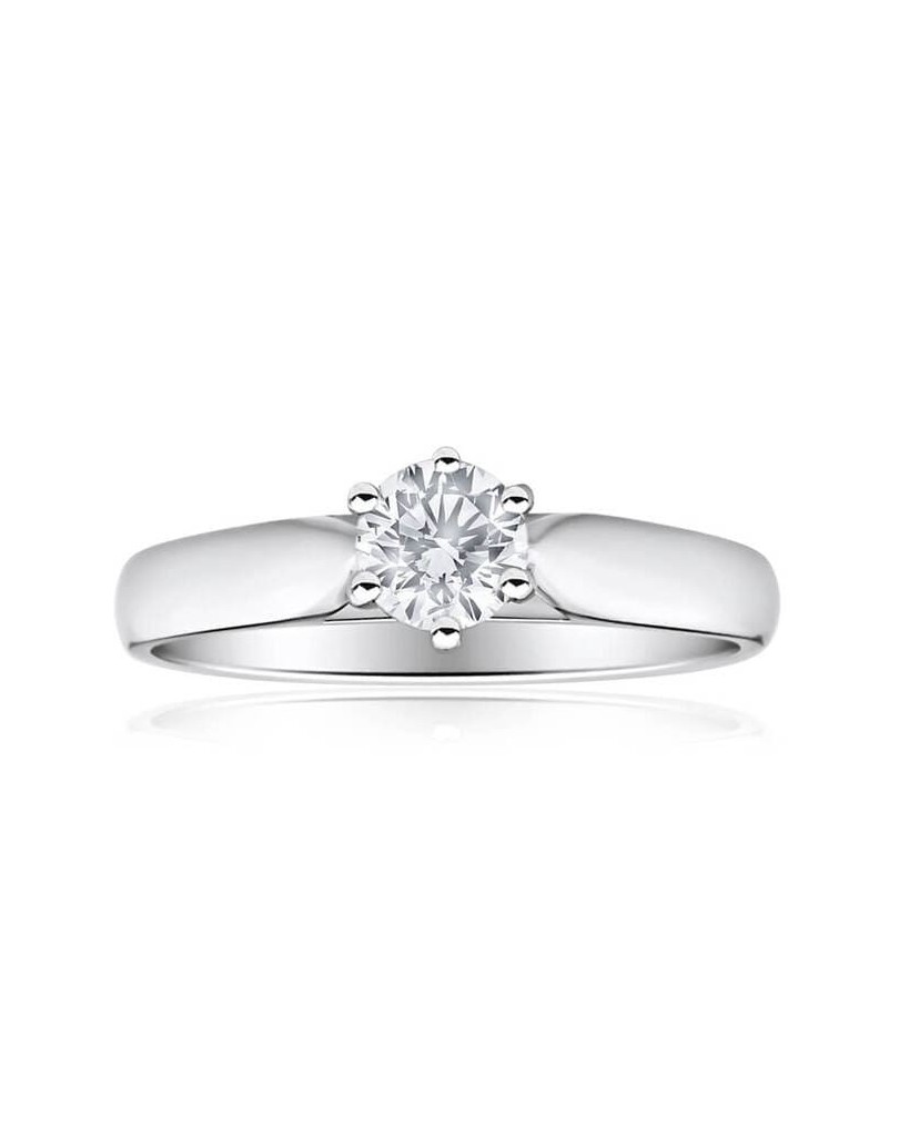 Anello Matrimonio Scermino con Diamante
