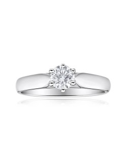 Anello Matrimonio Scermino con Diamante