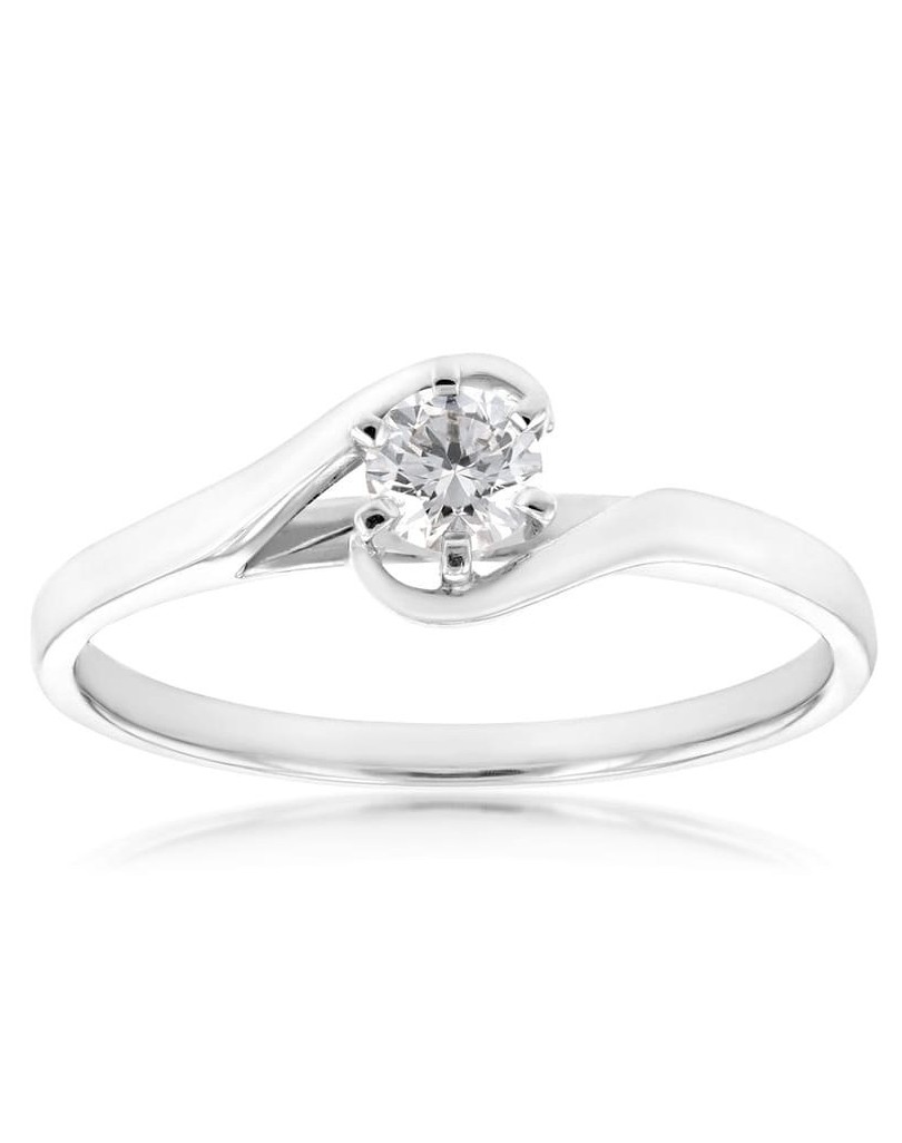 Anello Contrarie Scermino con Diamante