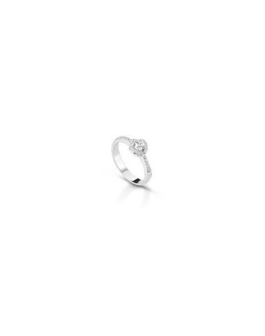 Anello Con Rosa di Diamanti