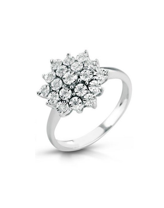 Anello Solare con Diamanti