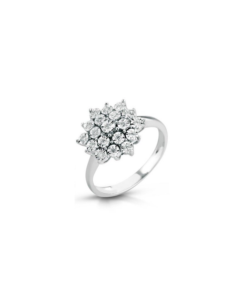 Anello Solare con Diamanti