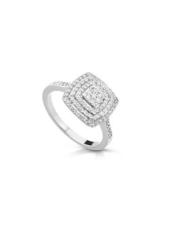 Anello Halo con Diamanti