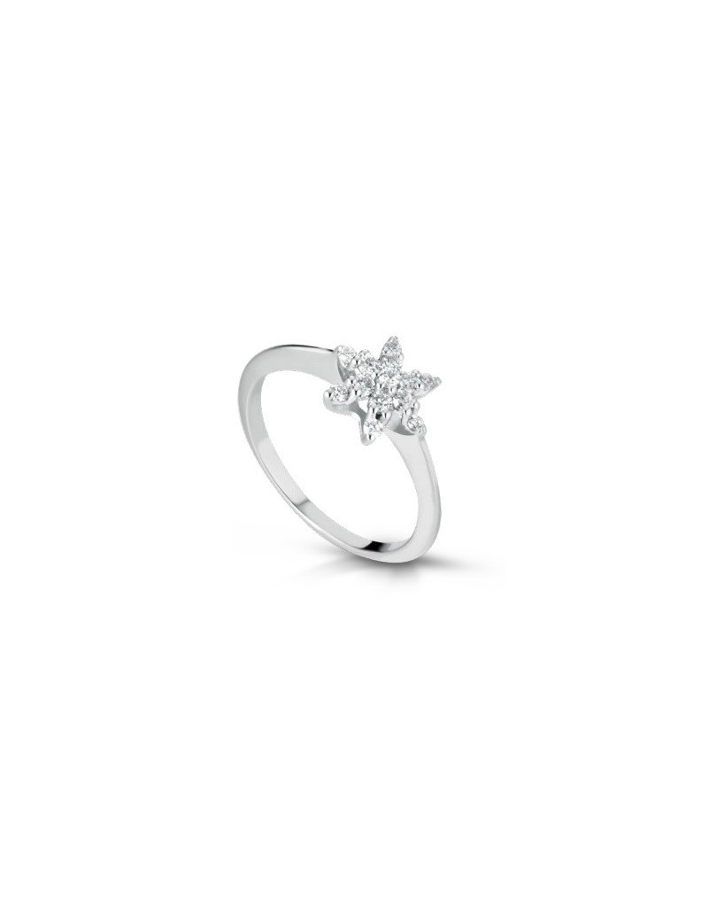 Anello Neve con Diamanti