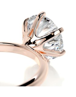Anello Per Fidanzamento Oro Rosa Retro