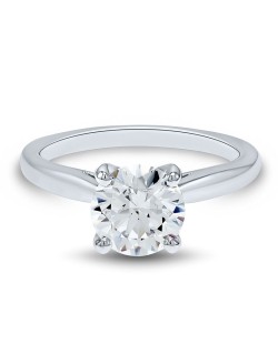 Anello con Diamante Solitario Naturale
