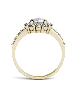 Anello Stile Halo Lato B