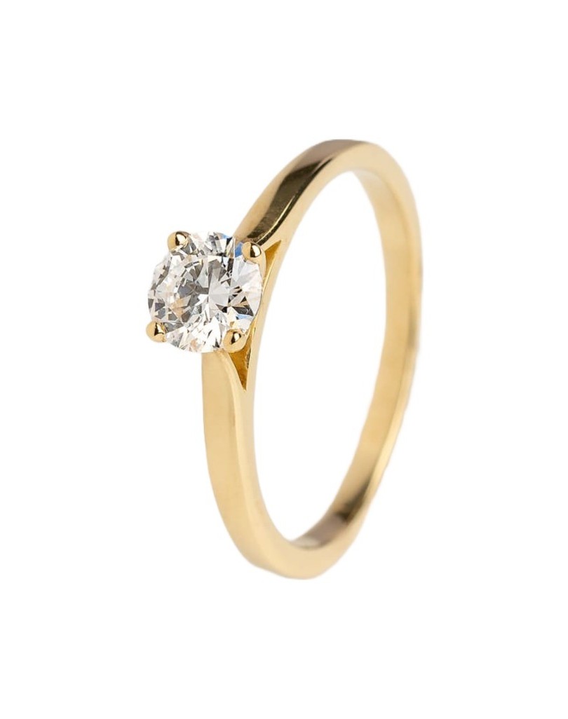 Anello Fidanzamento Anelli Carato Anello Fidanzamento Diamante Solitario Anelli Solitari Diamanti Un Carato  Un Carato Prezzi Solitario