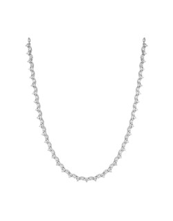 Collana Con Diamanti in Oro Bianco