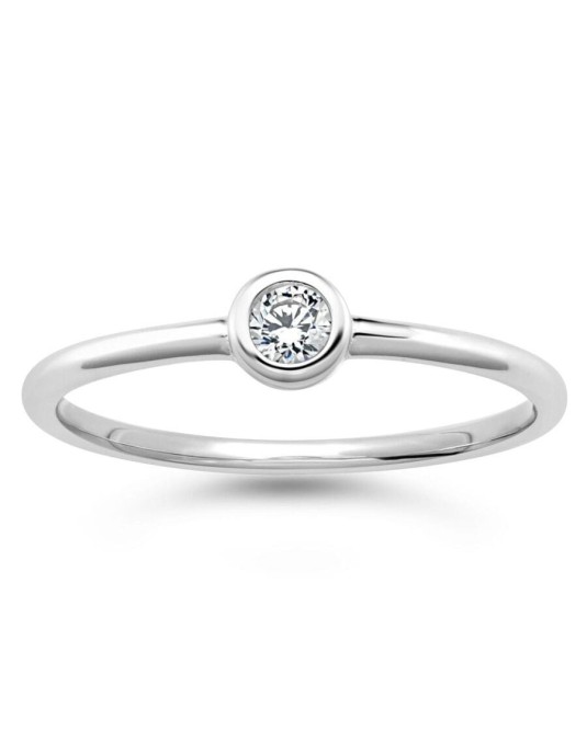 Anello a Cipollina Con Diamante