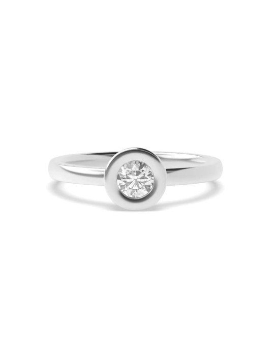 Solitario a Cipollina Con Diamante
