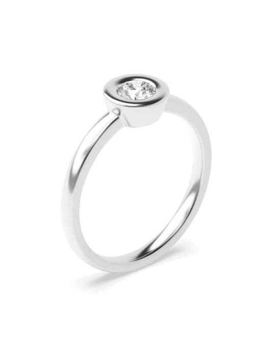 Solitario a Cipollina Con Diamante