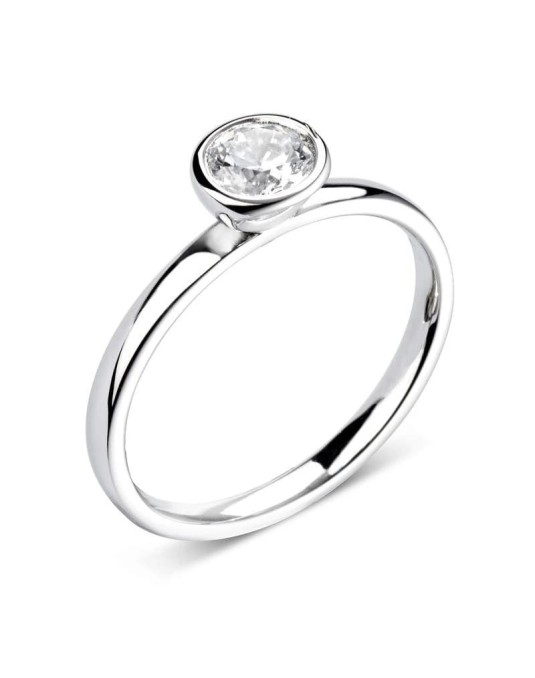 Anello Fidanzamento Cipollina Con Diamante