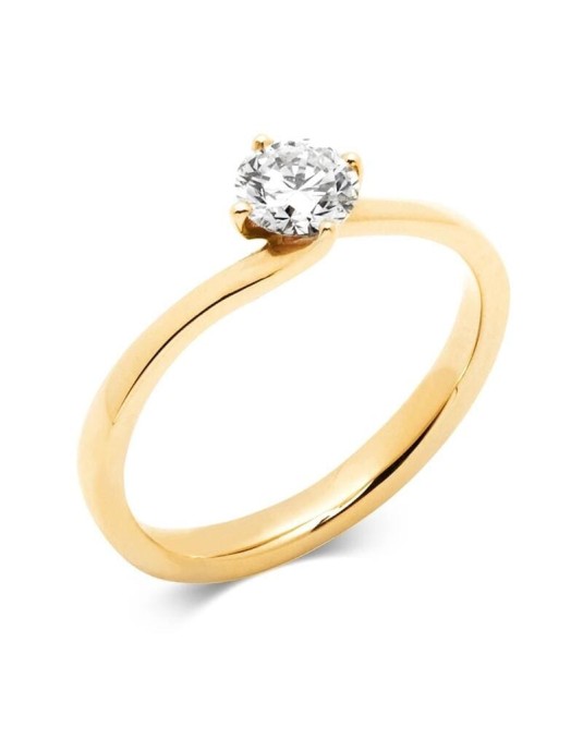 Anello Di Fidanzamento stile Tiffany con Diamante