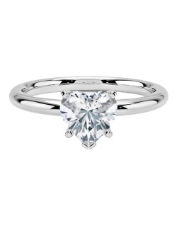 Anello Fidanzamento Diamante Cuore di 1 carato