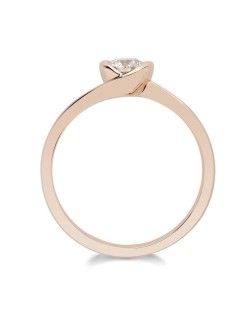 Anello Fidanzamento Twist Lato A