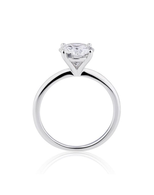 Anello Solitario Oro e Diamante Naturale