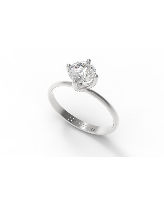 Anello Solitario Vienna Diamante Certificato
